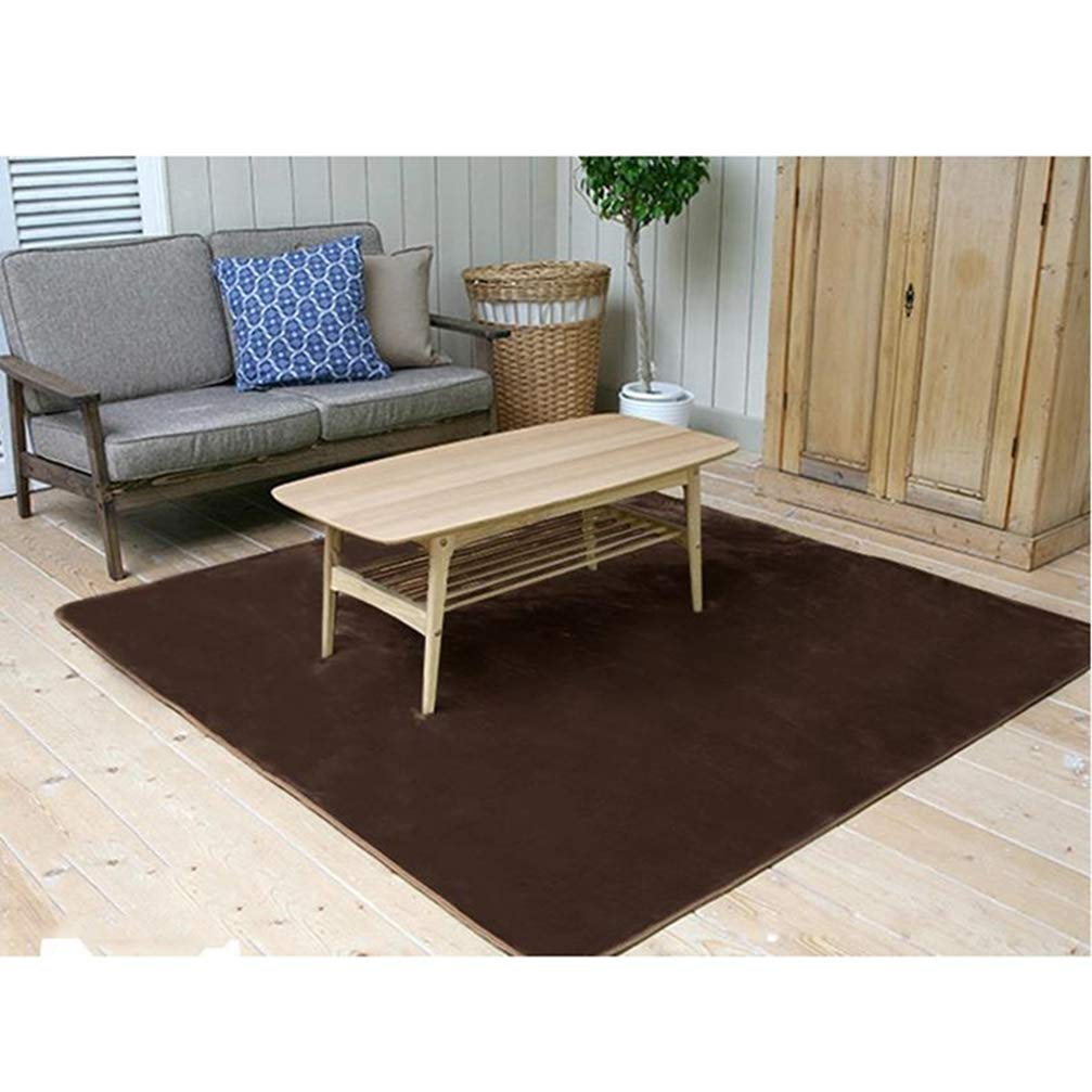 Amazon｜ラグ 洗える 185×185 ブラウン 100×140 100*140cm 140×200cm